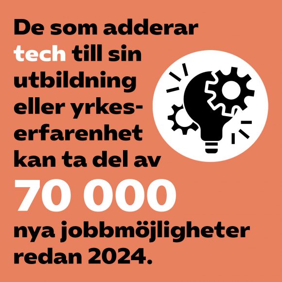 70 000 nya jobbmöjligheter redan 2024